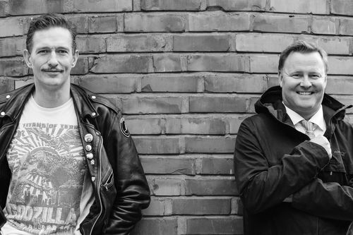 Kristopher Schau og Espen Rostrup Nakstad.